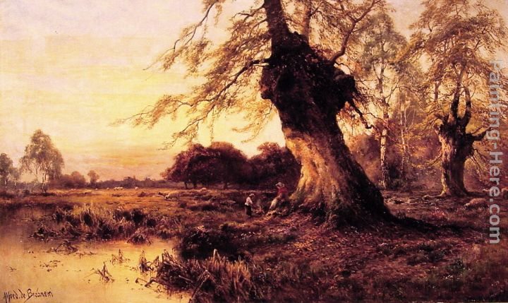 Alfred de Breanski Snr Around the Campfire